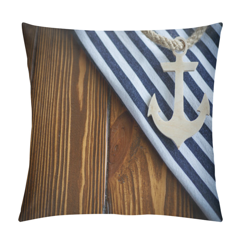 Personality  Wooden Nautical Anchor Pillow Covers