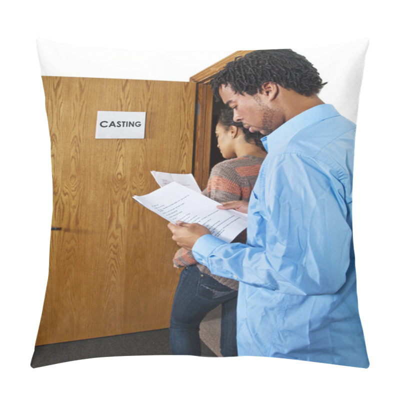 Personality  Casting Call Auditioning Actors Pillow Covers