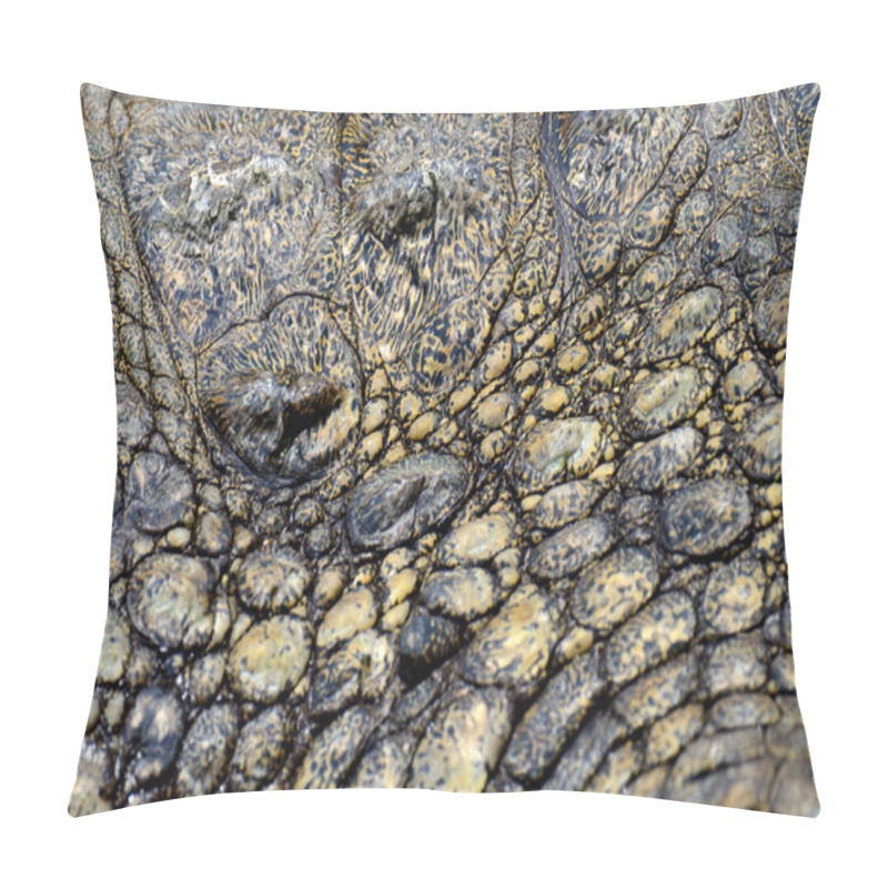 Personality  Crocodile Skin Texture Pillow Covers