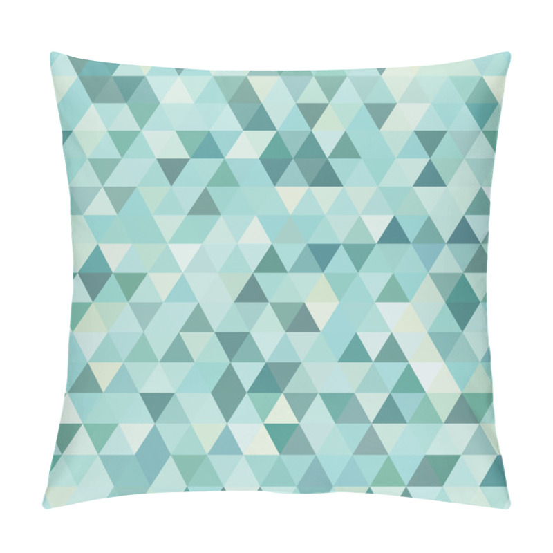 Personality  Pattern Geometric. Background With Triangles Pillow Covers