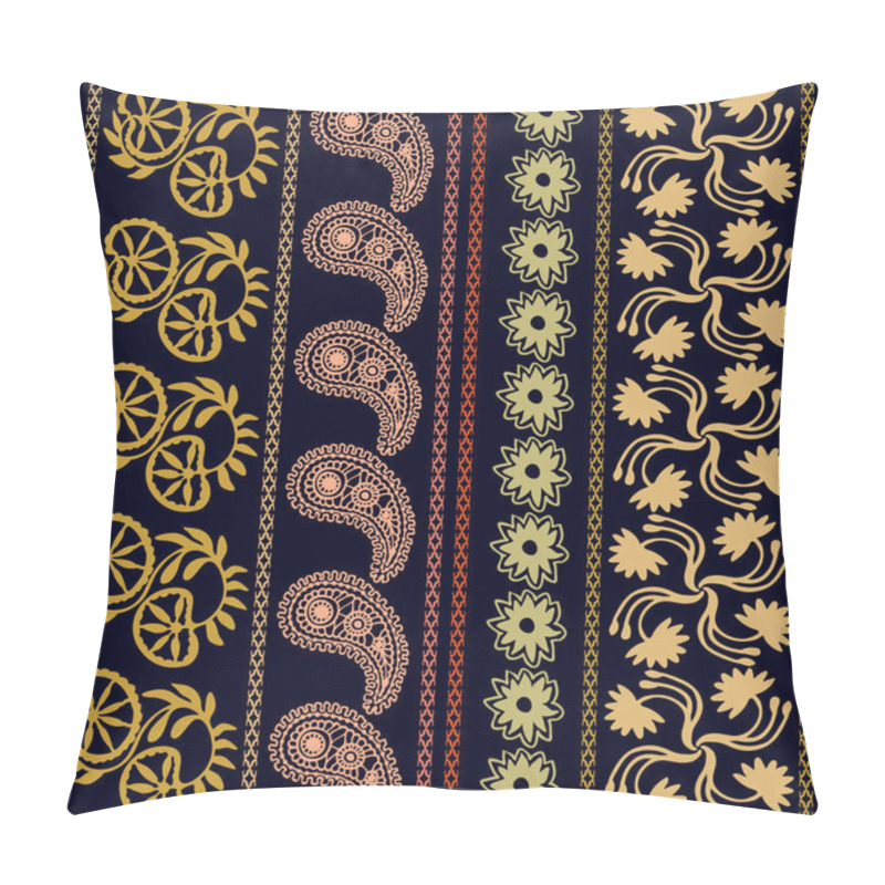 Personality  Set Of Art Deco Seamless Borders Pillow Covers