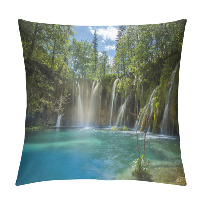 Personality  The Natural Wonder Of Plitvice Lakes National Park, Croatia Pillow Covers