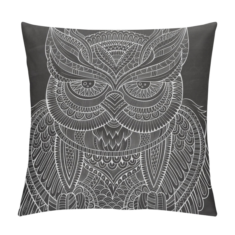 Personality  Decorative Ornamental Owl. Pillow Covers