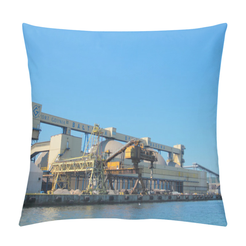 Personality  Port Of Gdynia, Baltic Bulk Terminal Pillow Covers