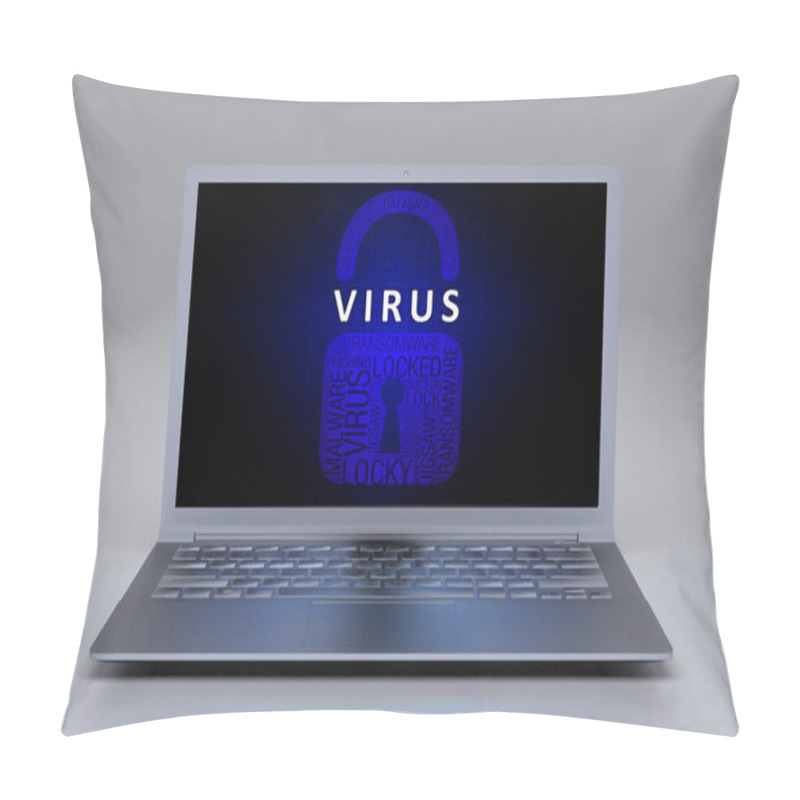 Personality  Computer Virus At A Screen Pillow Covers