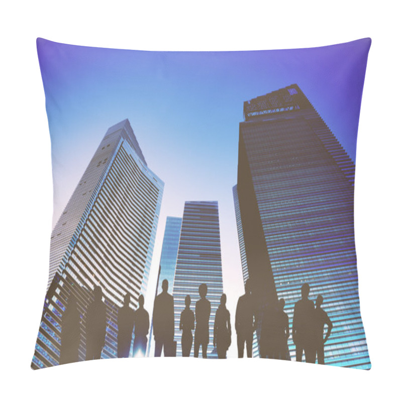 Personality  Business Workers Silhouettes Pillow Covers