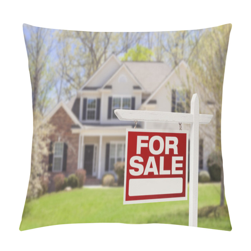 Personality  Home For Sale Real Estate Sign And House Pillow Covers