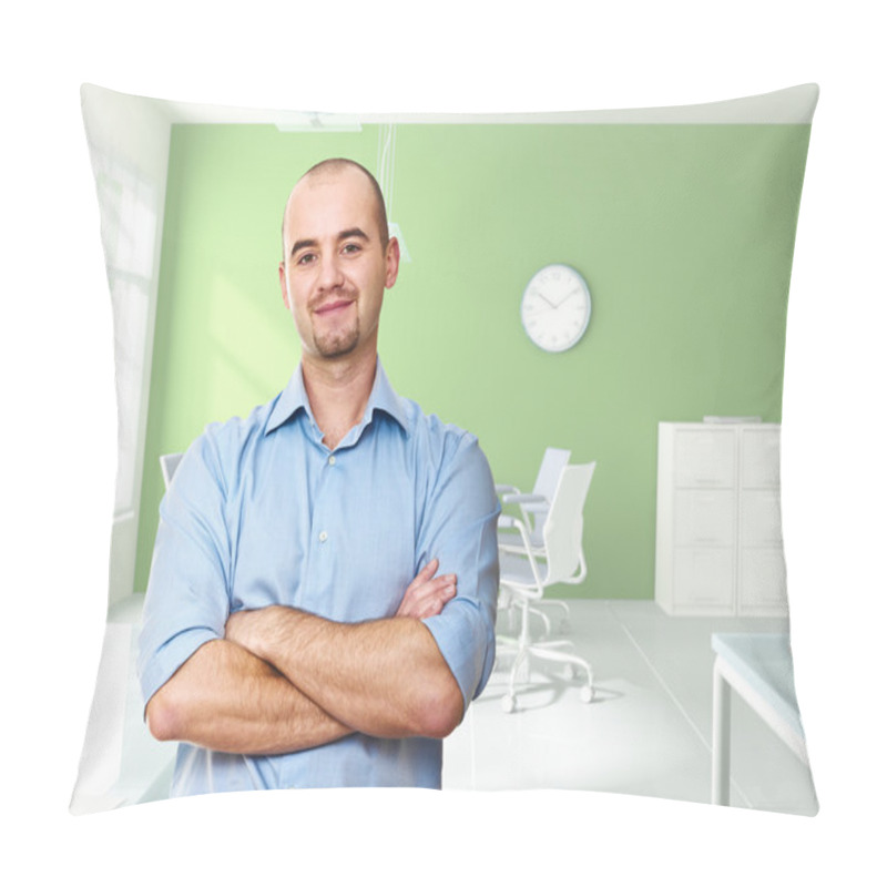 Personality  Confident Worker In Office Pillow Covers