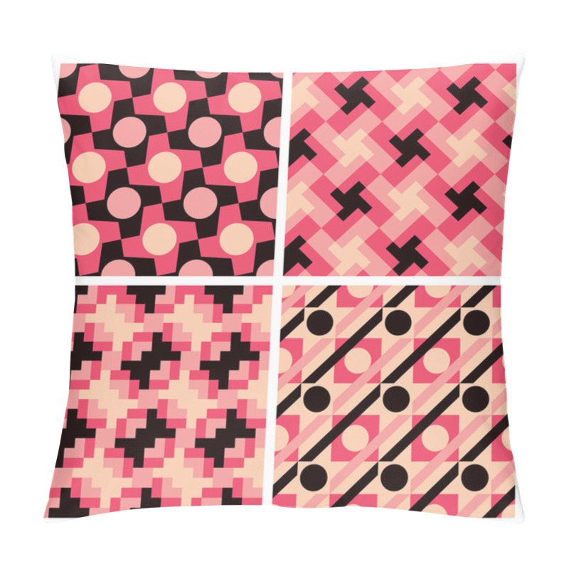 Personality  Retro Geometric Patterns Pillow Covers