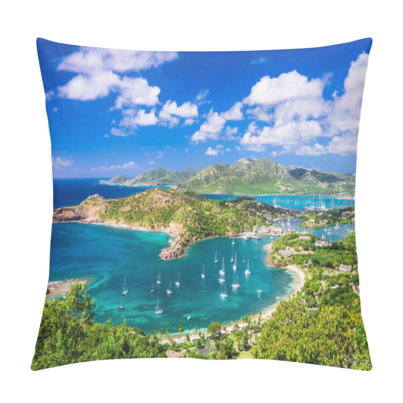 Personality  Shirley Heights, Antigua View. Pillow Covers