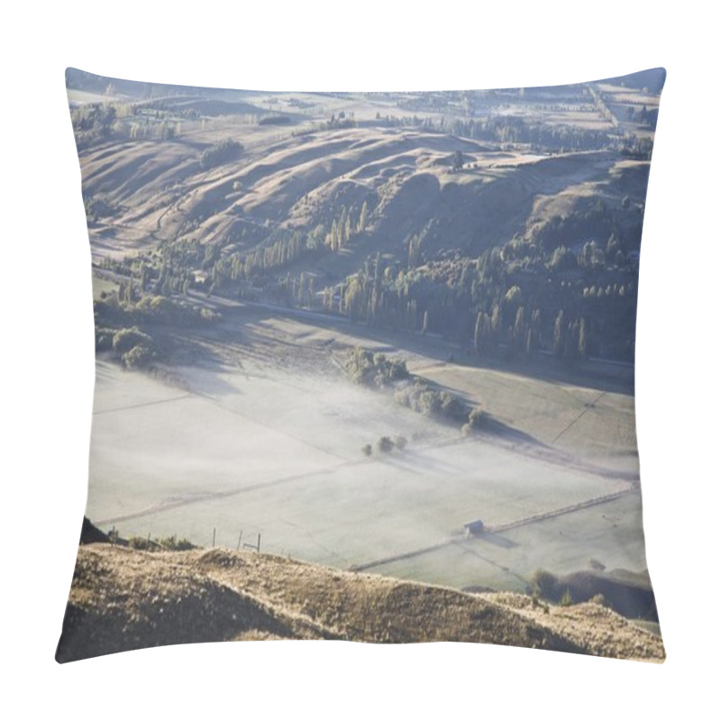 Personality  Aerial View Of New Zealand Pillow Covers