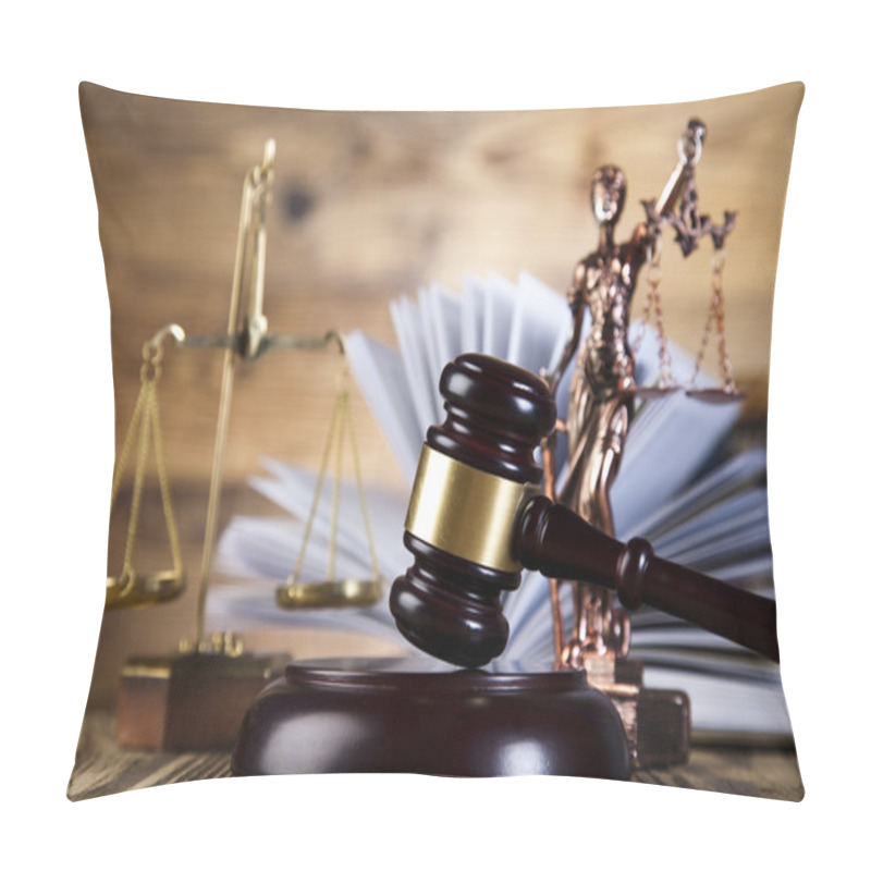 Personality  Lady Justice And Law Pillow Covers