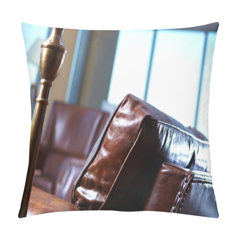 Personality  Classical And Modern Office Interior. Workplace. Luxurious Table Pillow Covers