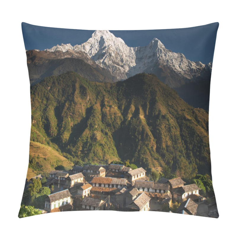 Personality  Himalayan Village, Nepal Pillow Covers