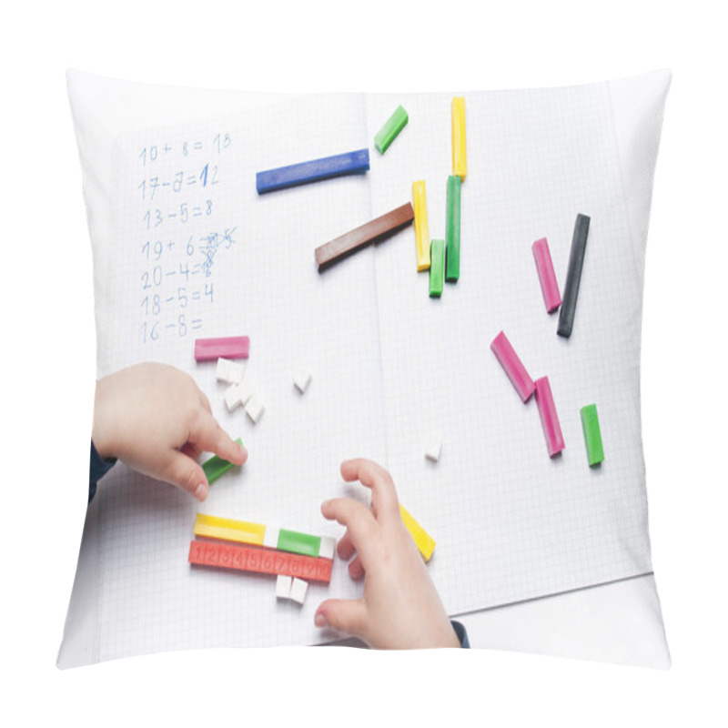 Personality  Elementary School: Arithmetic Exercises Pillow Covers