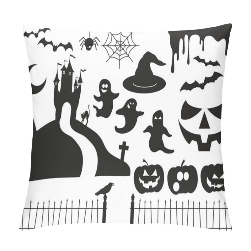 Personality  Halloween Vector Pack 2 Pillow Covers