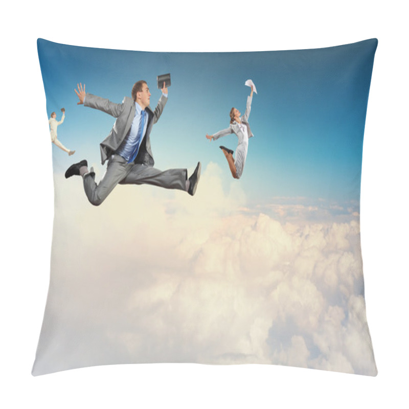 Personality  Successful Businesspeople Pillow Covers