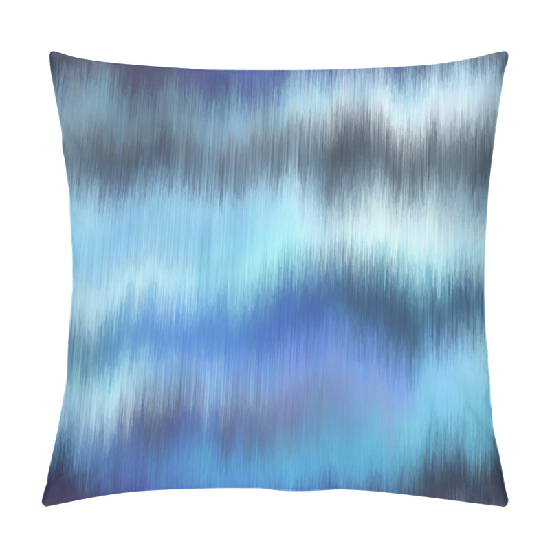 Personality  Soft Blurry Ikat Gradient Ombre Seamless Indigo Pillow Covers