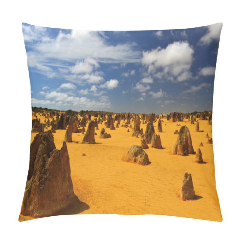 Personality  Pinnacles Desert, Australia Pillow Covers