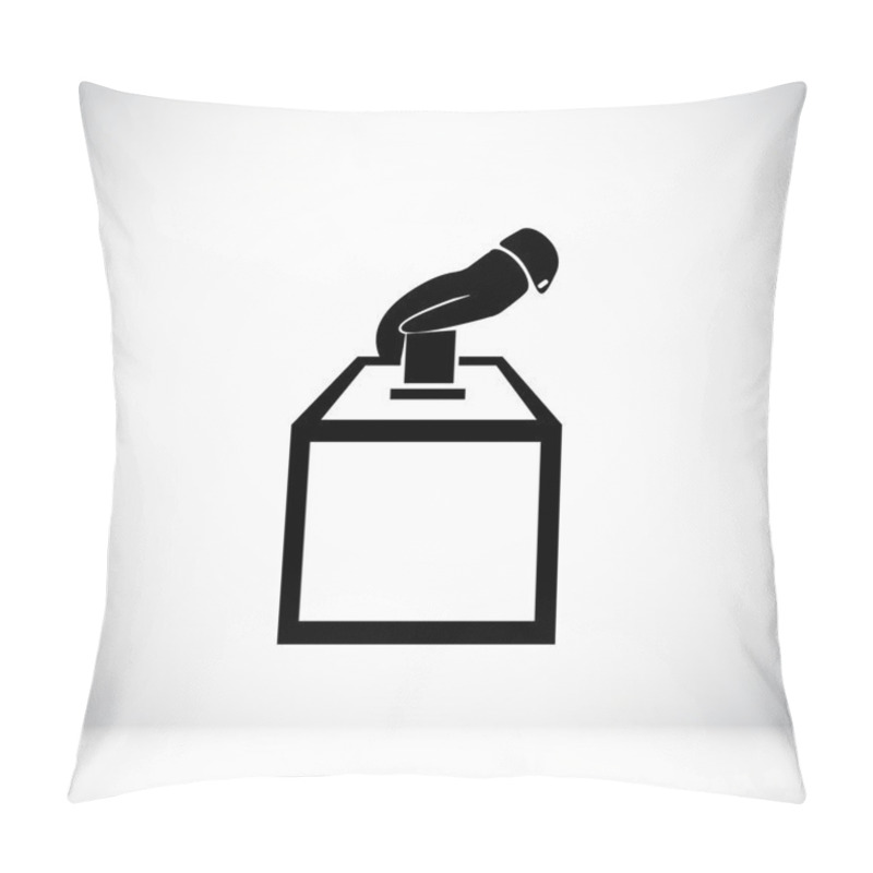 Personality  Vote Ballot Icon Pillow Covers