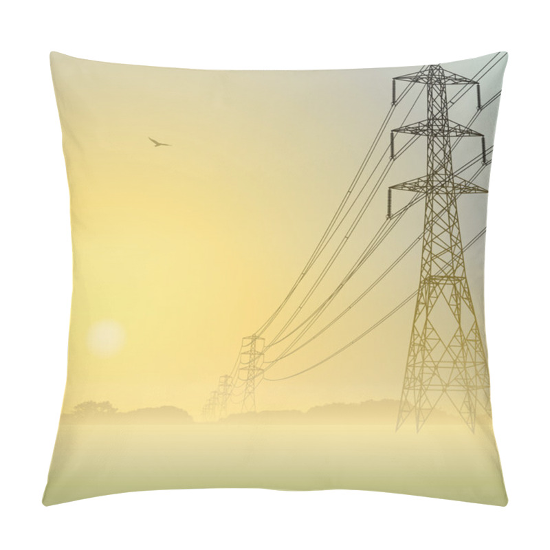 Personality  Power Lines Pillow Covers