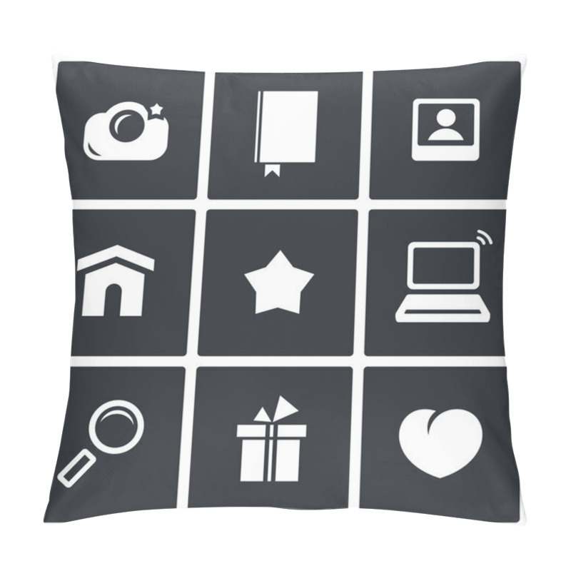 Personality  Design For Web And Mobile Pillow Covers