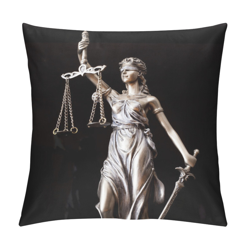 Personality  Statue Of Justice Pillow Covers