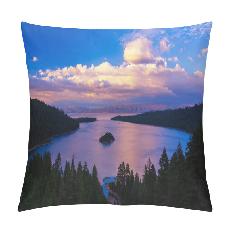 Personality  Lake Tahoe Sunset Pillow Covers