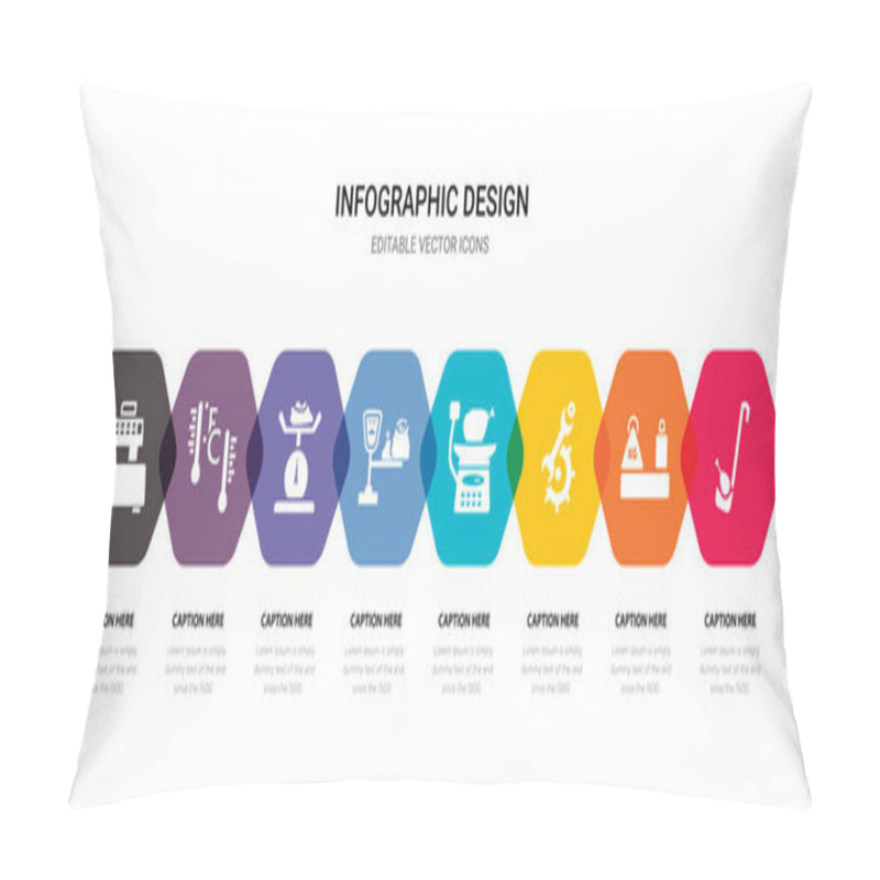 Personality  Simple Set Of Full Spoon, Heavy Weight, Wrench, Small Scale Icon Pillow Covers