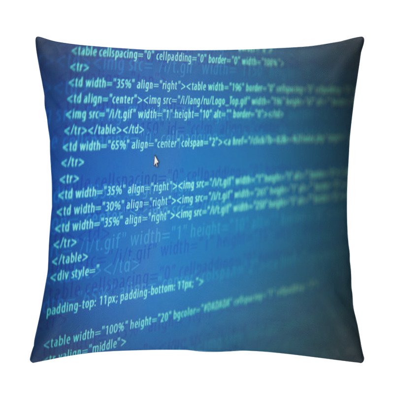 Personality  Screens With Program Web Code / Monitor Background Pillow Covers