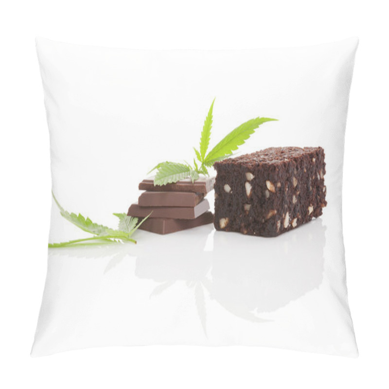 Personality  Cannabis Chocolate And Brownie. Pillow Covers