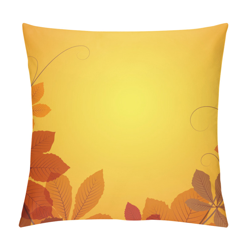 Personality  Autumn Background Pillow Covers