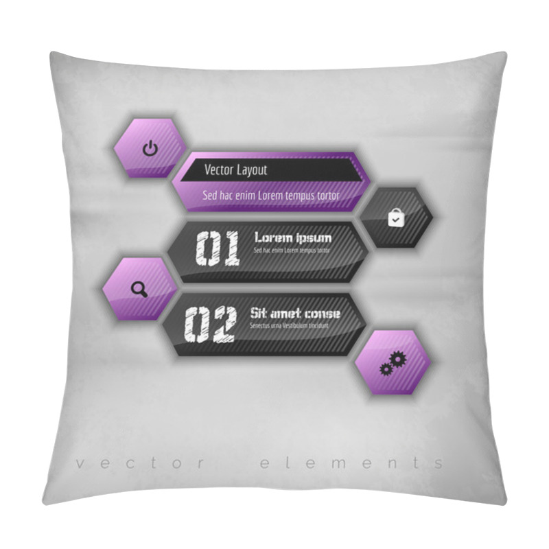 Personality  Hexagon Design Pillow Covers