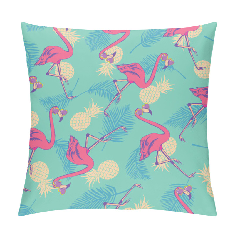 Personality  Flamingos Seamless Pattern Pillow Covers