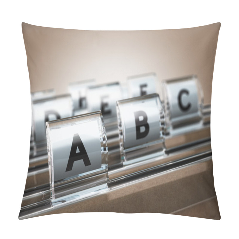 Personality  Alphabetical Index Pillow Covers