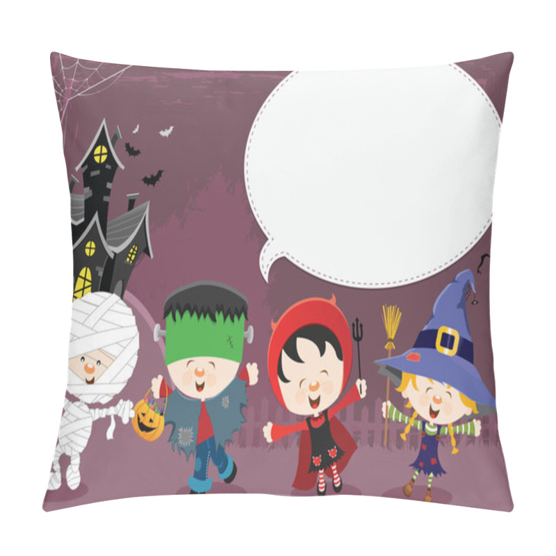 Personality  Halloween Message Pillow Covers