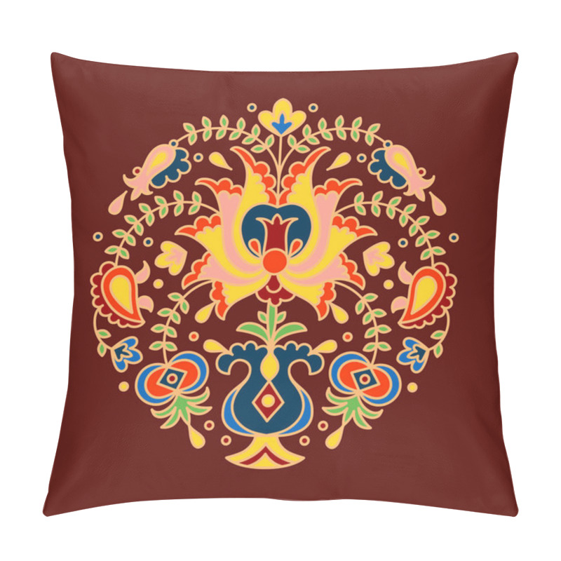 Personality  Vector Hand Drawn National Crimean Tatar Pattern Illustration  Pillow Covers