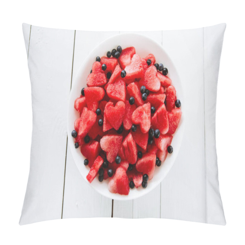 Personality  Pieces Of Watermelon And Hearts Pillow Covers