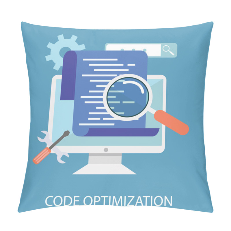 Personality  App Development And Code Optimization Pillow Covers