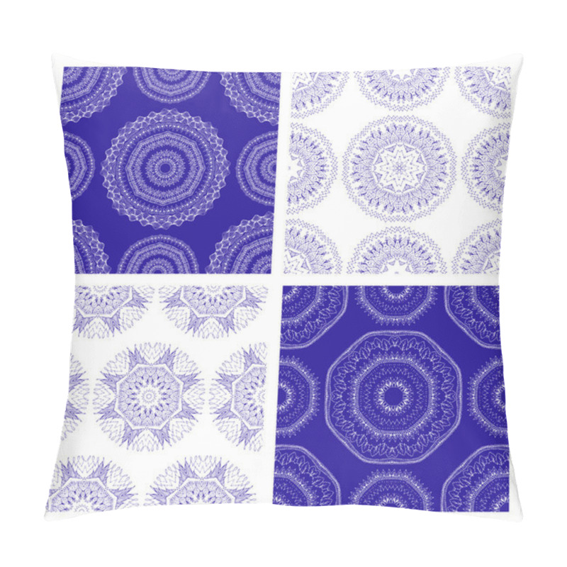 Personality  Seamless Geometric Patterns In Oriental Style Pillow Covers