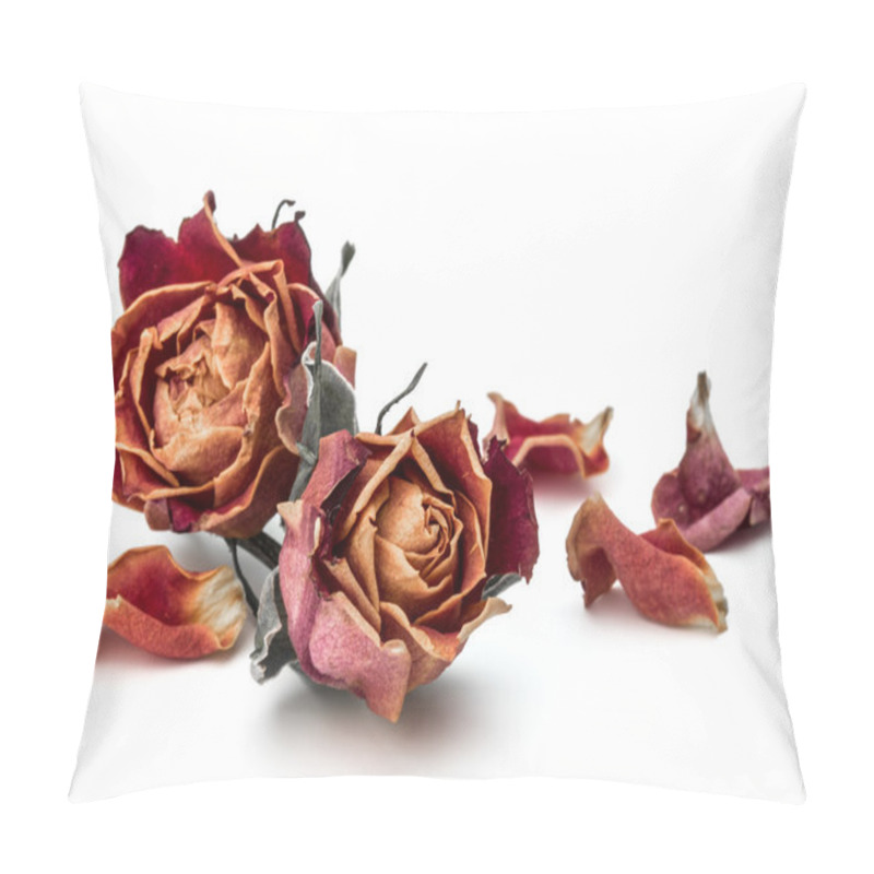 Personality  Dried Rose Flowers Pillow Covers