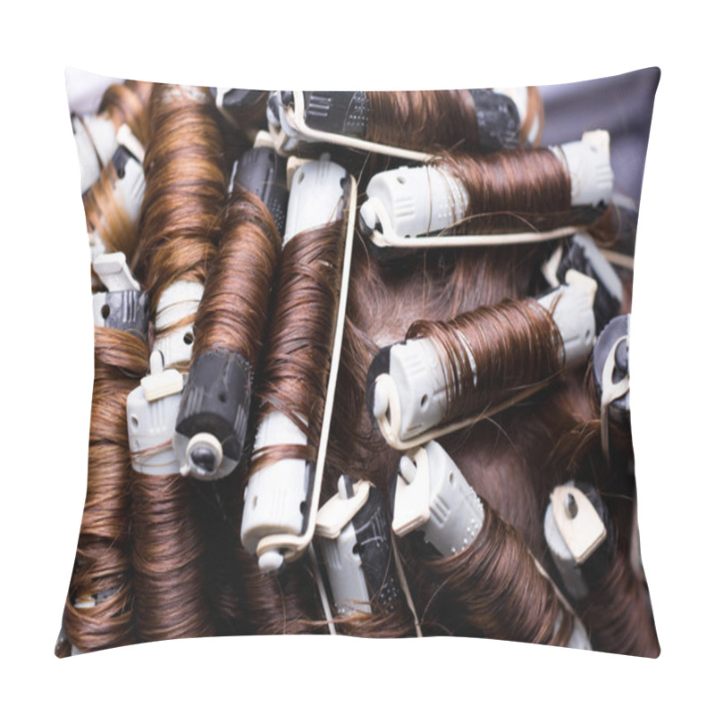 Personality  Hair Curlers Pillow Covers