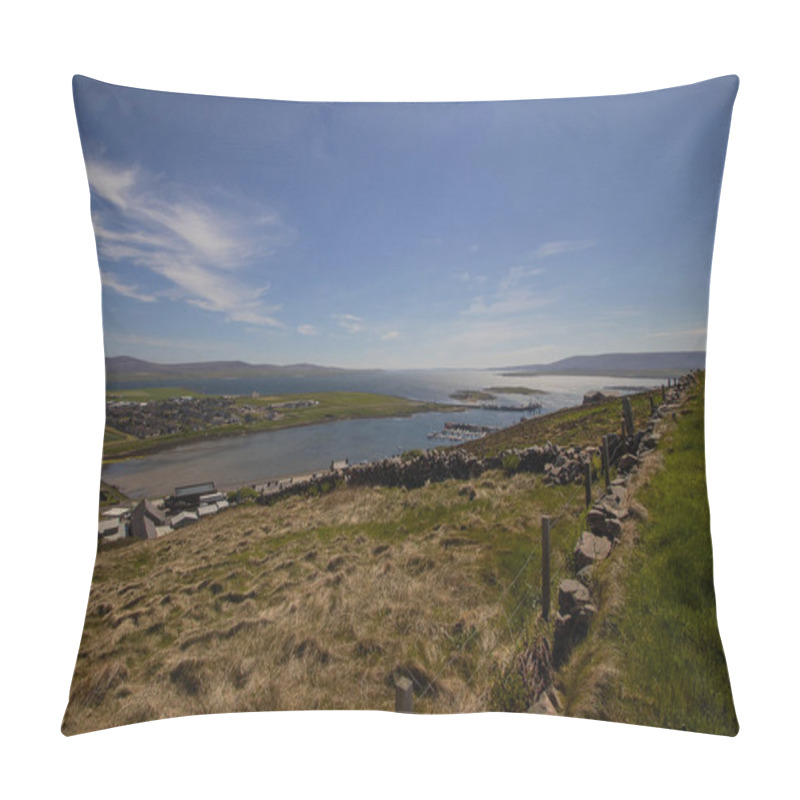 Personality  Looking Down On The Town Of Stromness In Orkney, Scotland, UK Pillow Covers