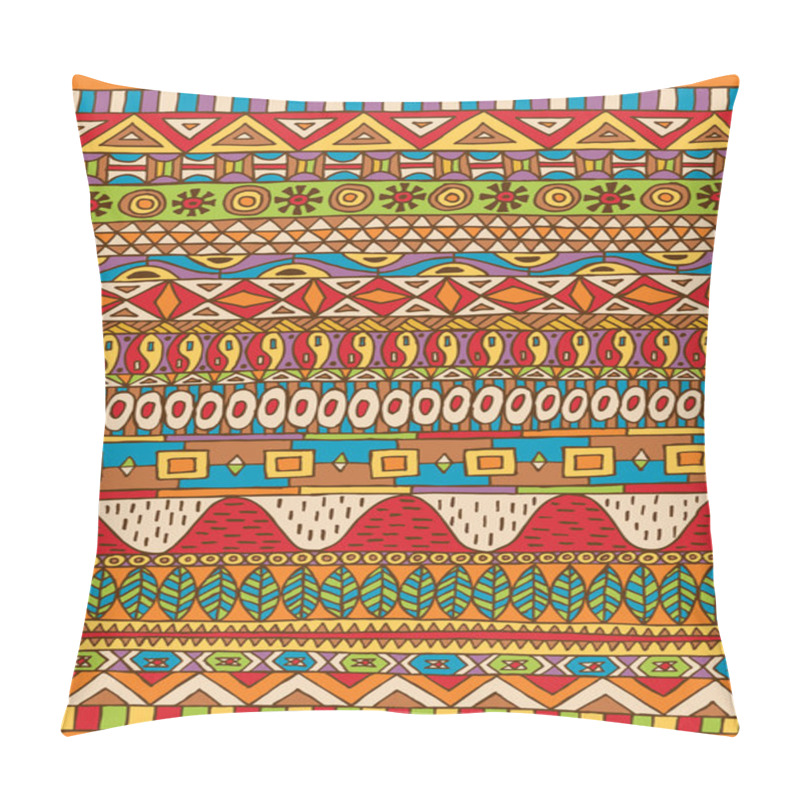 Personality  African Hand Drawn Pattern Pillow Covers