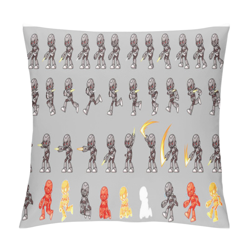 Personality  Suitable For Side Scrolling, Action, And Adventure Game. Pillow Covers