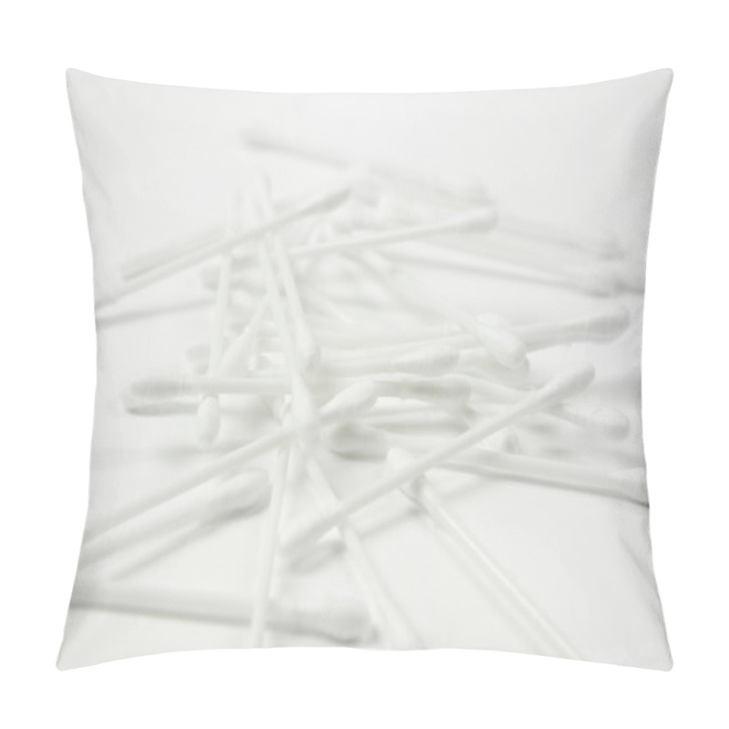 Personality  Cotton Buds On White Pillow Covers