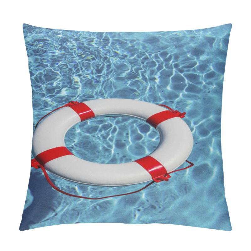 Personality  Lifebuoy In A Pool Pillow Covers