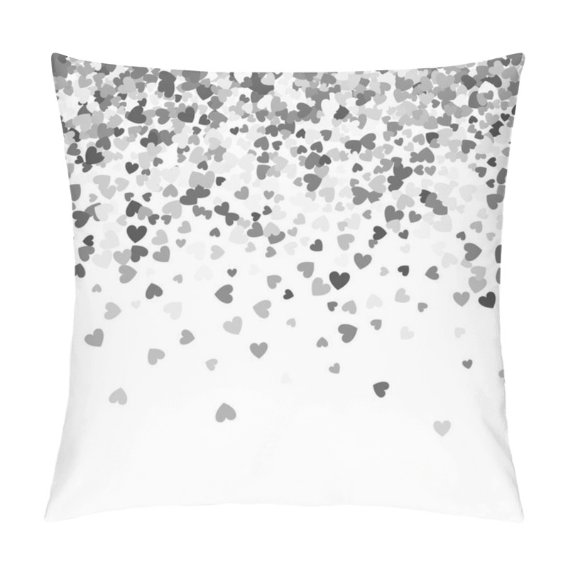 Personality  Background Of Random Falling Hearts Pillow Covers