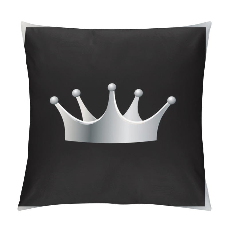 Personality  Silver Crown Pillow Covers