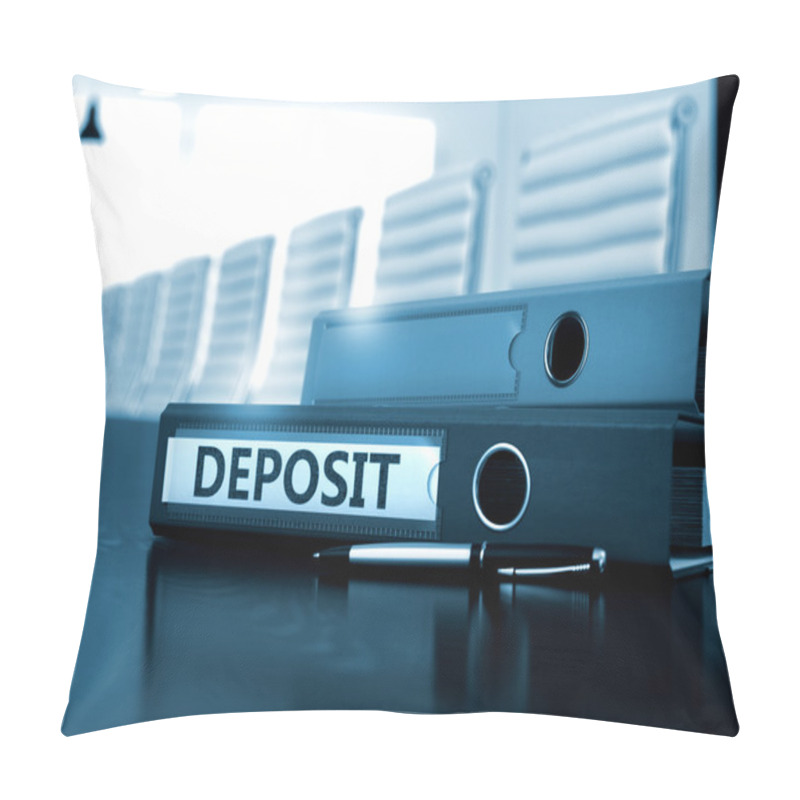 Personality  Deposit On File Folder. Toned Image. 3D. Pillow Covers